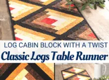 Fall Table Runner Sewing Pattern and Video Class for Beginners