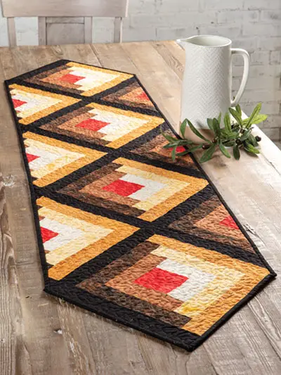 Fall Table Runner Sewing Pattern and Video Class for Beginners