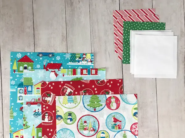 Handmade with Love fabrics. Sew Along with SewingwithScraps.com