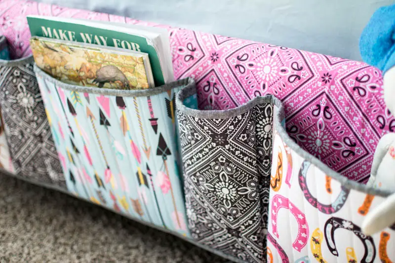 DIY Bedside Pocket Organizer