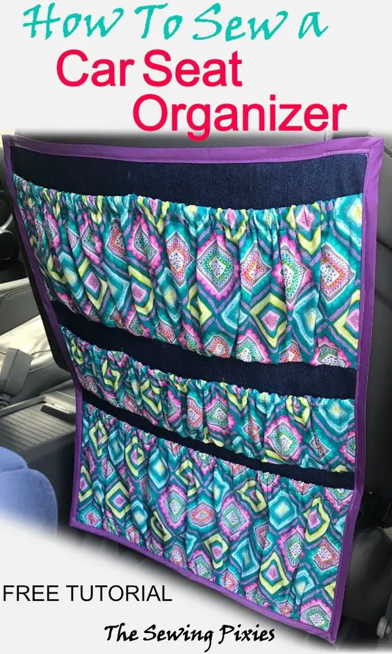How to Sew a Car Seat Organizer