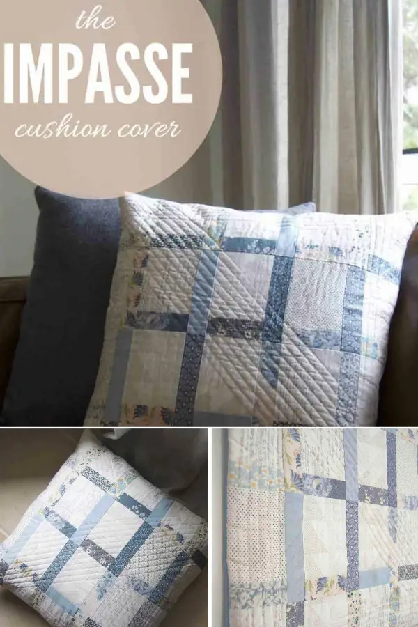 Impasse Cushion Cover Free Sewing Pattern