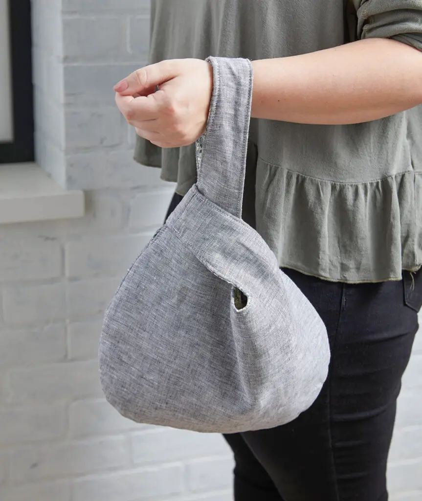 Japanese Style Knot Bag Free Sewing Pattern