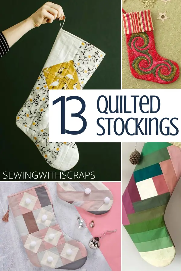 Free Quilted Stocking Tutorials easy to sew and DIY
