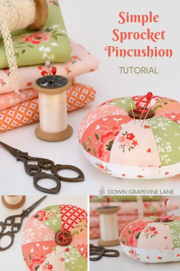 Easy Sprocket Pincushion Sewing Tutorial