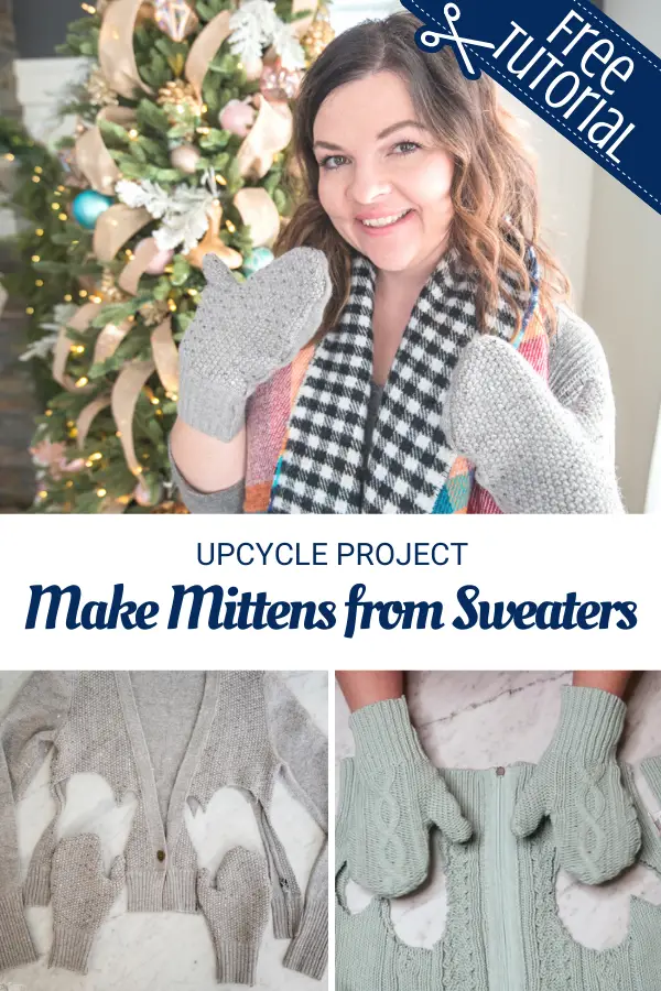 Mitten Sewing Tutorial from old sweaters