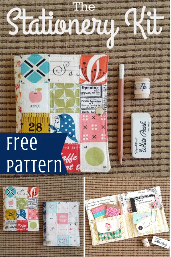 Free Stationary Kit Sewing Pattern and Tutorial