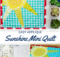 Free Sunshine Mini Quilt Sewing Pattern with applique
