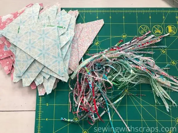 Half Square Triangle Present Block | Handmade with Love sewing along