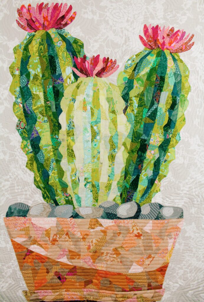 Cactus Collage Quilt Tutorial
