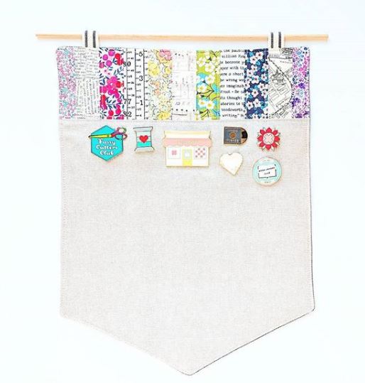 DIY Enamel Pen Pennant Display