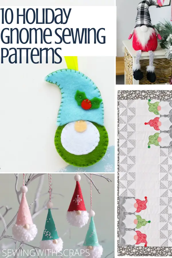 Holiday Gnome Sewing Pattern Round Up