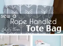 Rope Handled Tote Sewing Tutorial