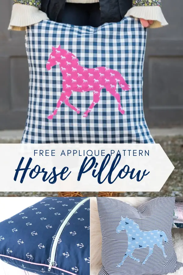 Free Horse Pillow Sewing Tutorial