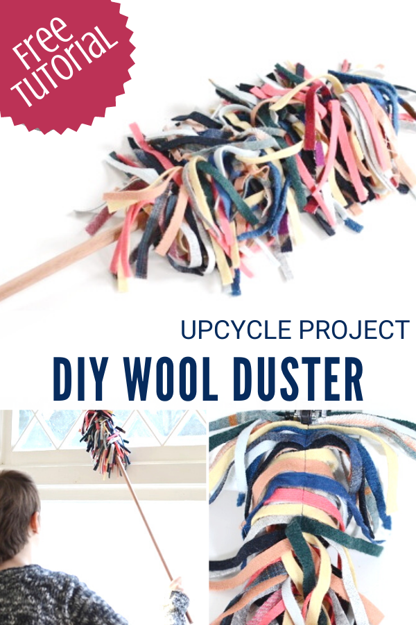 Upcycled Wool Duster Tutorial