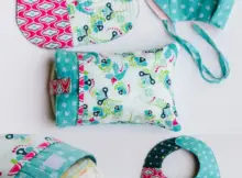3 Free Sewing Patterns to create a baby gift set