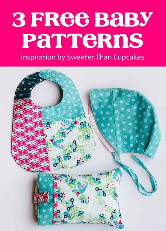 Three Baby Gifts to Sew with Free Patterns - Sewing With Scraps