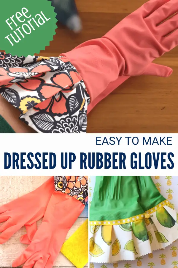 DIY Ruffled Rubber Gloves Sewing Tutorial
