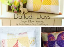 Daffodil Days free sewing tutorial and template
