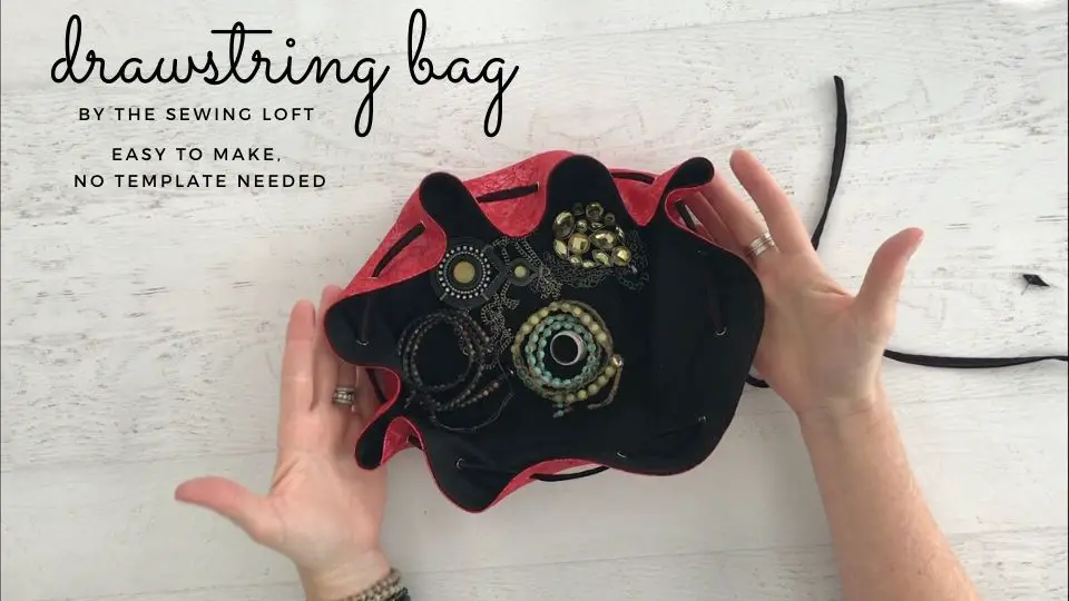 Free Video Sewing Tutorial for Drawstring Bags
