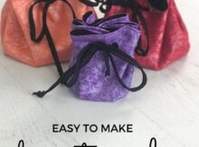 Easy to Sew Drawstring Bags