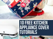 10 Free sewing patterns for kitchen appliance covers