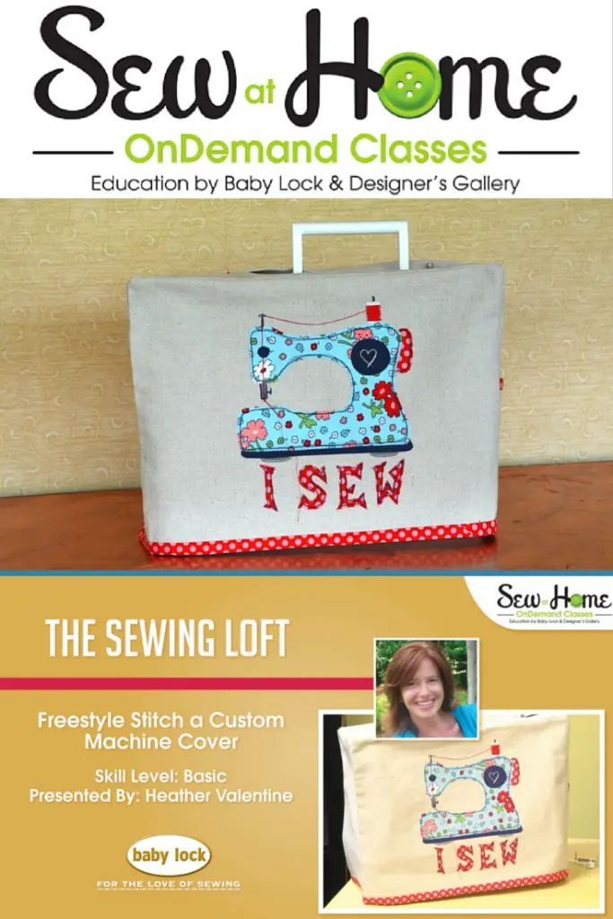 Free Sewing Machine Cover Video Class