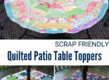 Quilted Patio Table Topper