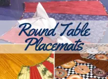 Easy To Sew Round Table Placemats