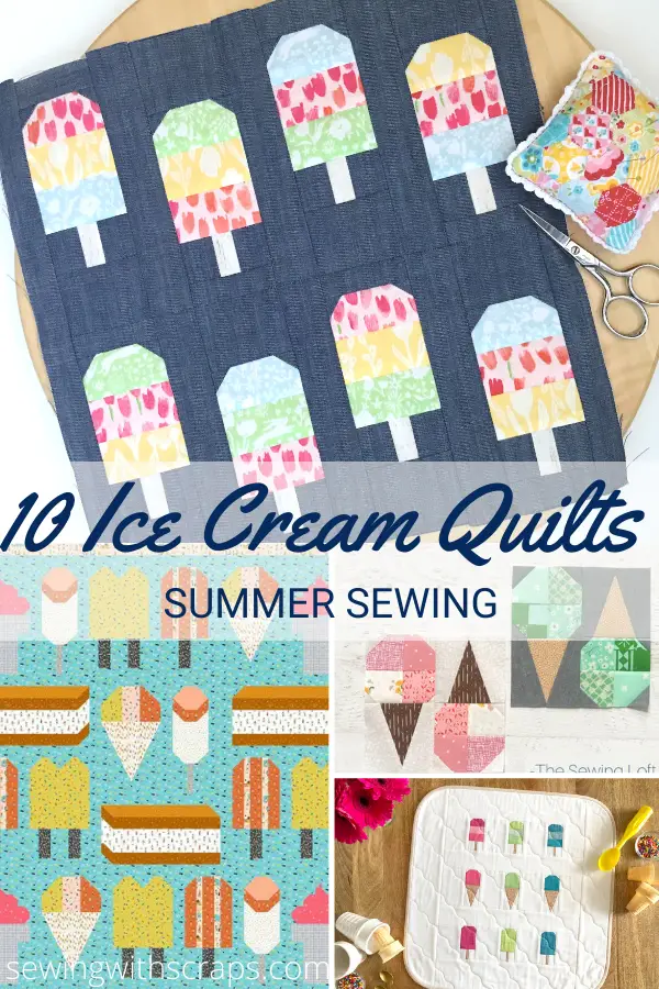Ice Cream Quilt Sewing Patterns Round Up