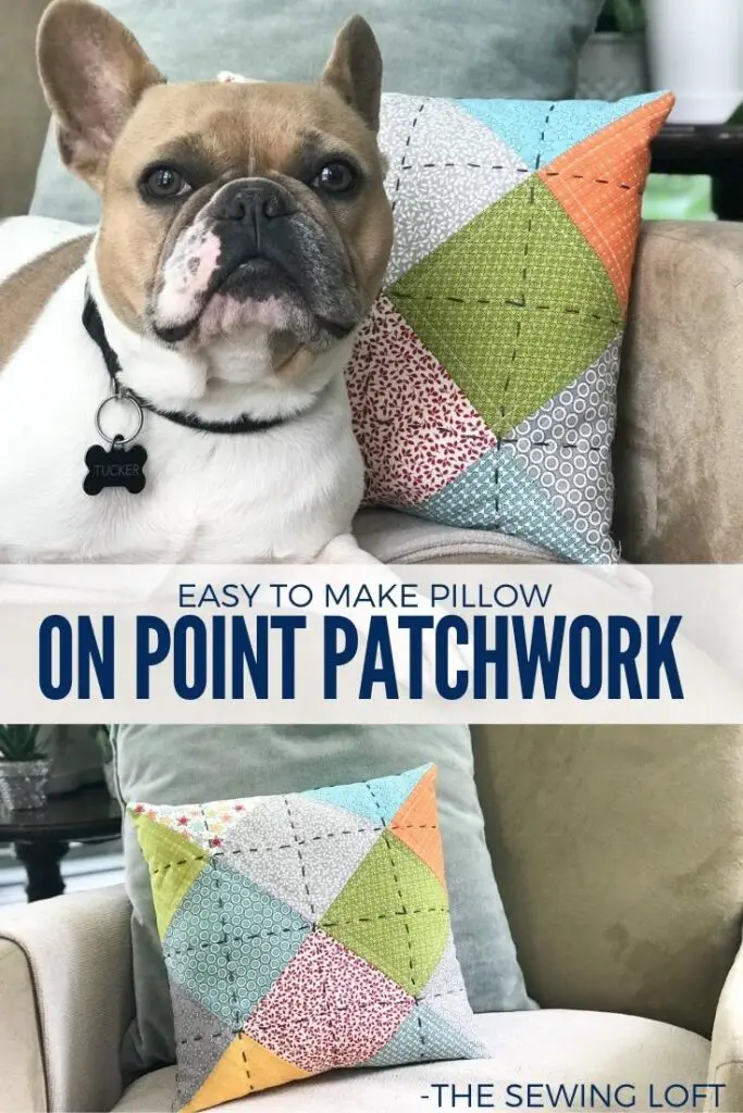 On Point Patchwork pillow sewing pattern