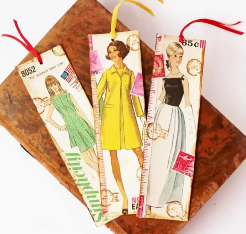Vintage Sewing Pattern Bookmarks