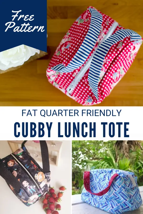 Chubby Lunch Tote Free Sewing Pattern