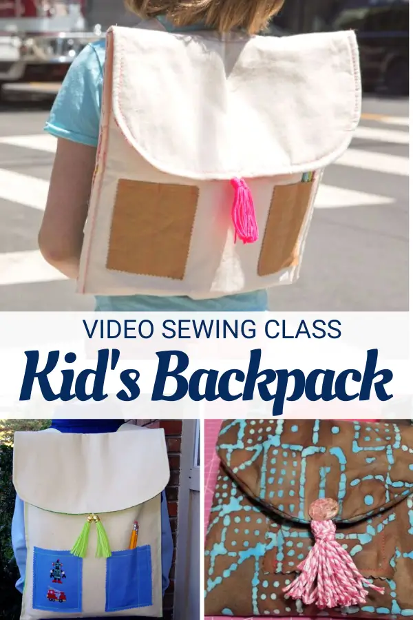 Easy to Sew Kid's Backpack