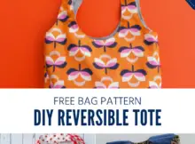 DIY Reversible Tote Sewing Pattern and Video