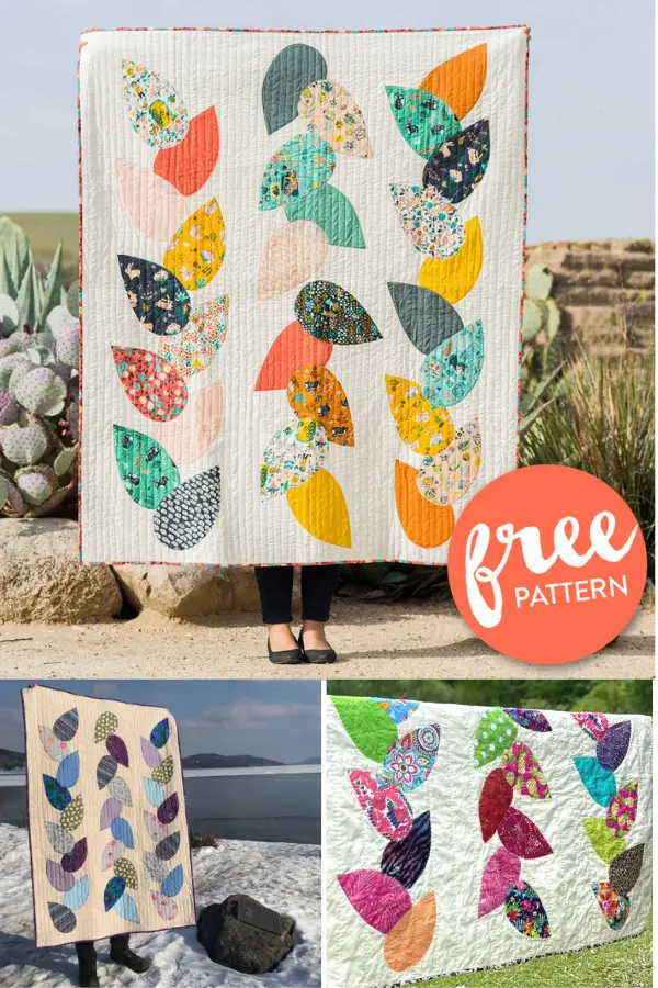 Hidden Garden Applique Quilt Sewing Pattern