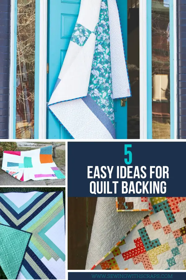 5 Ideas for Backing Your Quilt