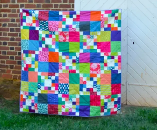 The Cross the Scraps Quilt is included in the Scrap Pattern Bundle Pack with Sewing With Scraps. 