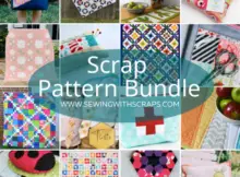 Get ahead on your holiday sewing with this amazing Scrap Pattern Bundle Pack. 16 Patterns by 11 Designers for 1 amazing price.