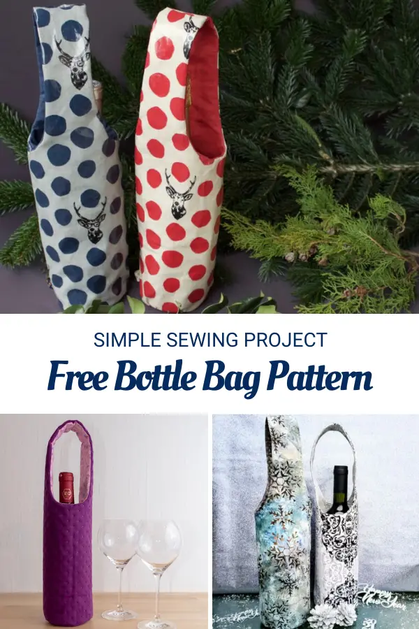 Free Bottle Bag pattern and tutorial
