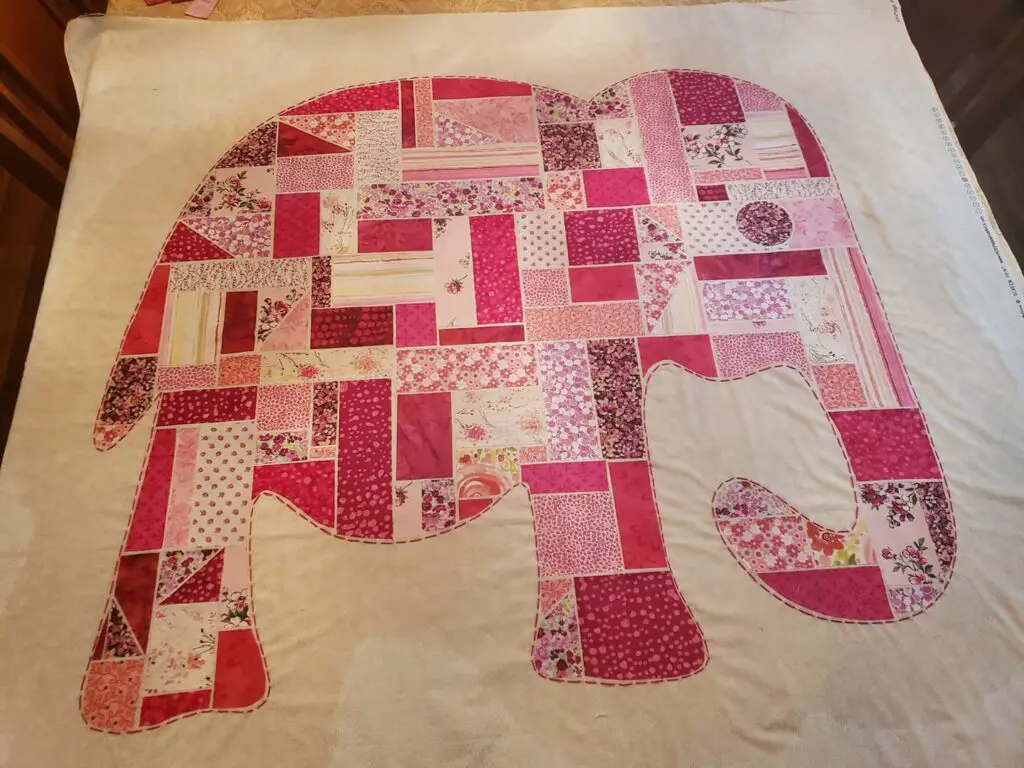 Elephant Wall Quilt Sewing Pattern