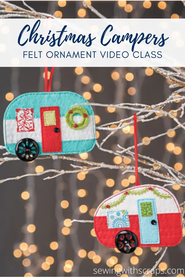 DIY Retro Camper Christmas Ornament
