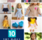 10 Free doll clothes Patterns