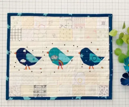 Free Paper Pieced Bird Block Sewing Pattern