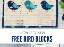 Free Bird Blocks 3 Ways