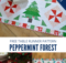 Free Table Runner Pattern Peppermint Forest
