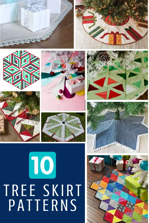 10 Tree Skirt Sewing Patterns and Tutorials