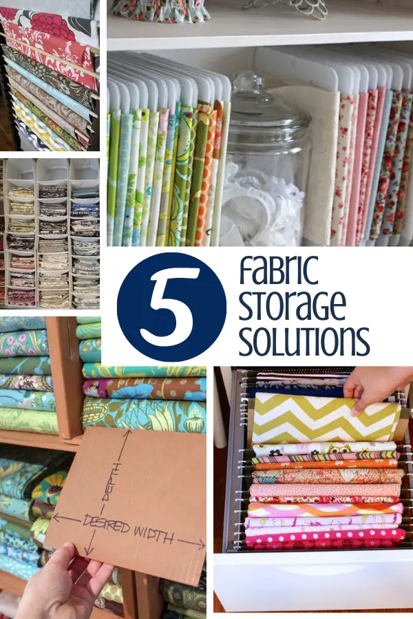 5 Ways to Store Fabric - Sewing With Scraps