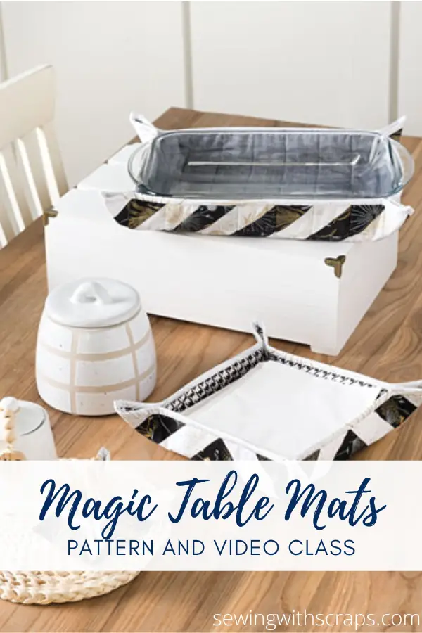 Magic Table Mats perfect for multi-tasking. Online video sewing class.