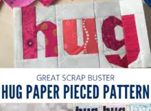 Free Hug Paper Pieced Quilt Pattern